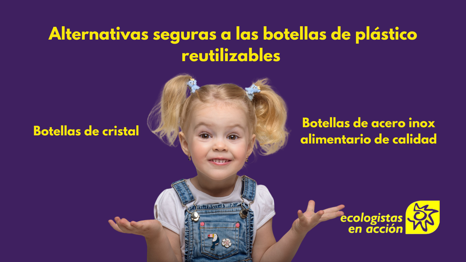 Botellas de plástico reutilizables