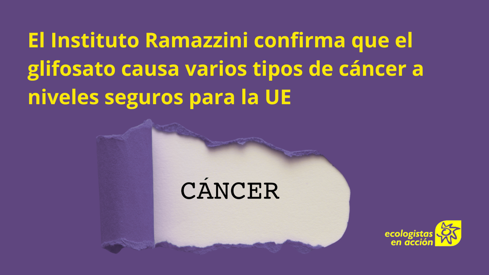 glifosato causa cáncer